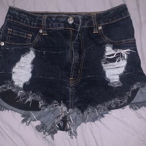 3 pairs of jean shorts